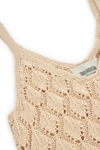 Tank Top Basile calado Beige
