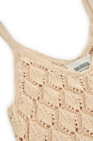 Tank Top Basile calado Beige