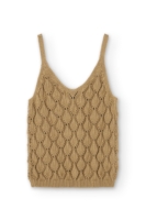 Tank Top Basile calado Mostaza