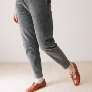 Pantalón pana algodón orgánico azul