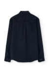 Camisa micropana azul marino