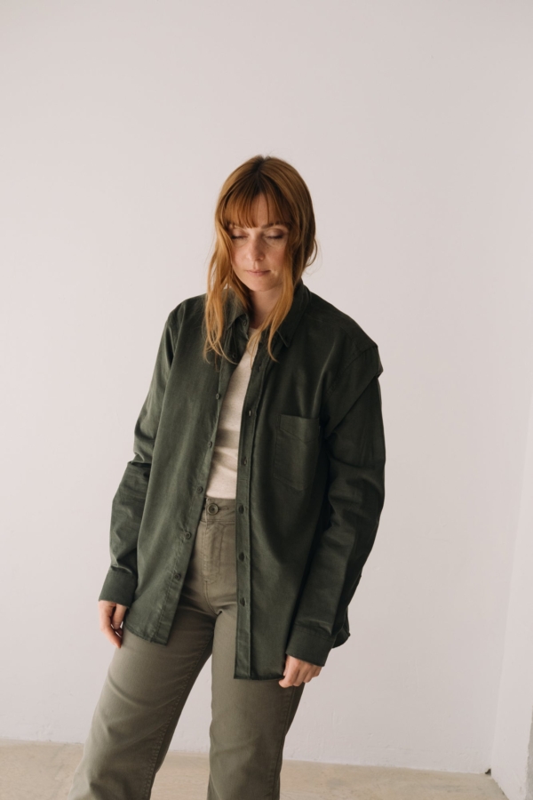 Camisa micropana verde