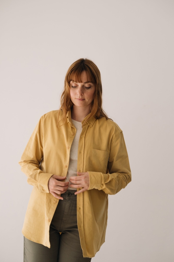 Camisa micropana amarillo