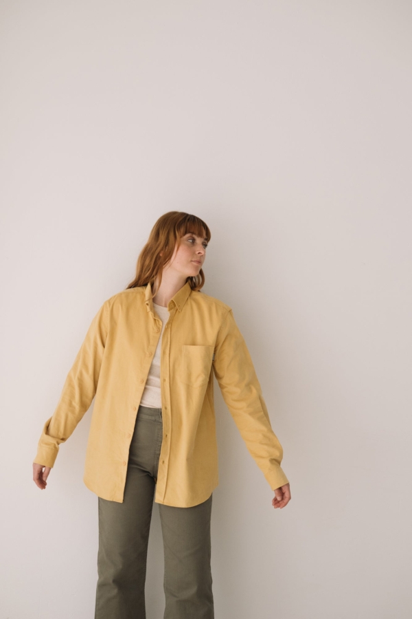 Camisa micropana amarillo