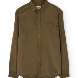 Camisa micropana unisex marrón