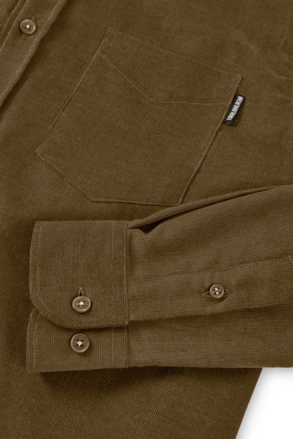 Camisa micropana unisex marrón