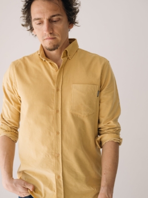 tiralahilacha-organic-fine-wale-corduroy-unisex-shirt-in-yellow-1
