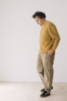 Pantalón pana oversized algodón orgánico verde