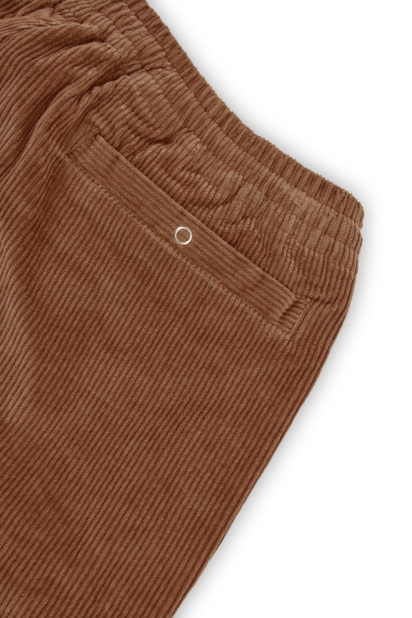 Pantalón pana oversized algodón oránico teja