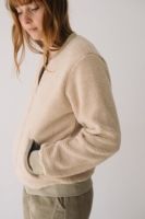 Chaqueta borreguito algodón orgánico crudo