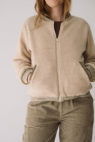 Chaqueta borreguito algodón orgánico crudo