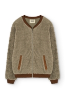 Chaqueta borreguito algodón orgánico verde