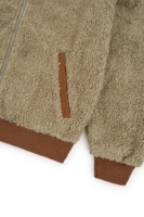 Chaqueta borreguito algodón orgánico verde