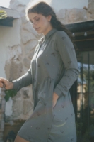 Vestido camisero Scarlette verde