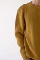 Jersey Tam mostaza en algodón orgánico