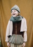 Gorro unisex Tao verde en lana merino