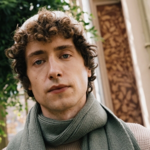 Bufanda Tayo verde lana merino