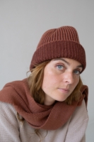 Bufanda Tayo rojo lana merino