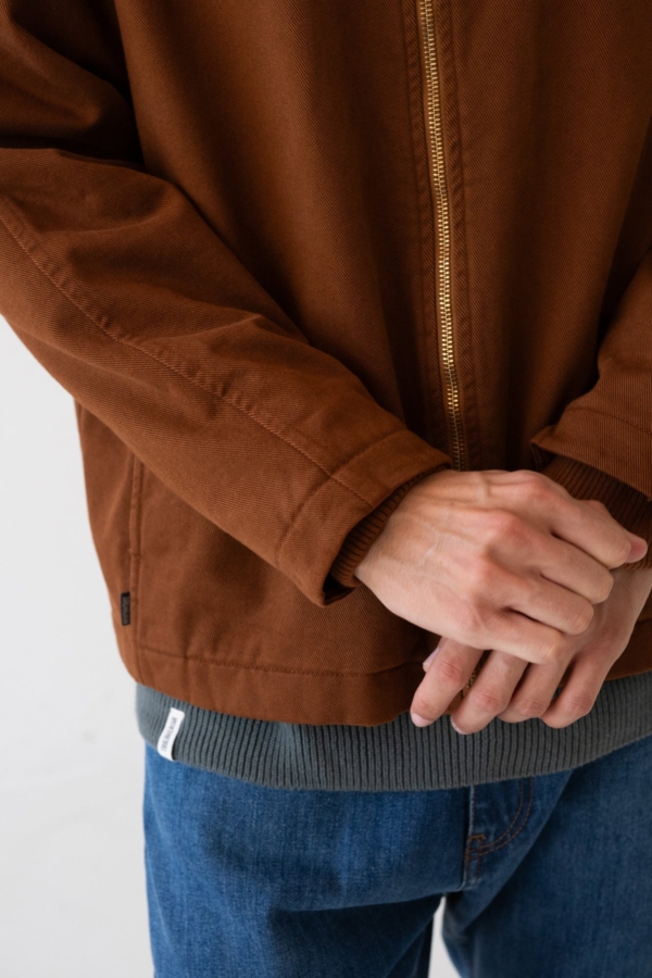 Chaqueta Turina en teja algodón orgánico