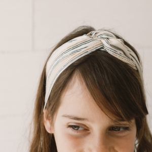 Turbante Tencel estampado rastro