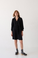 Vestido camisero Tam negro Baya 100% Tencel