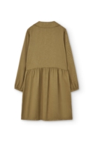 Vestido camisero Tam mostaza 100% Tencel