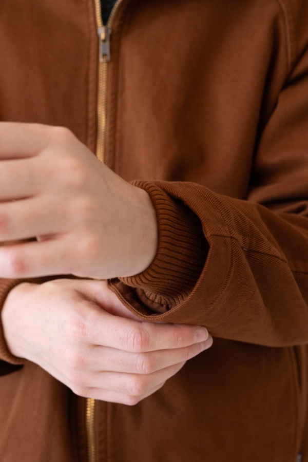Chaqueta Turina en teja algodón orgánico