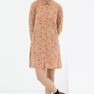 Vestido camisero rosa pastel Dorothea