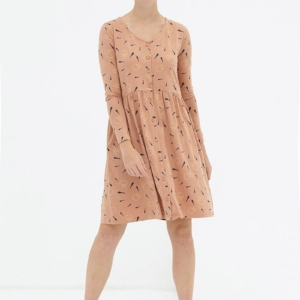 Vestido holgado rosa pastel Daniela