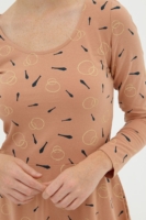 Vestido media capa rosa pastel Denisse