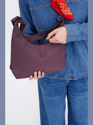 Bolso Bico Stripes Maroon