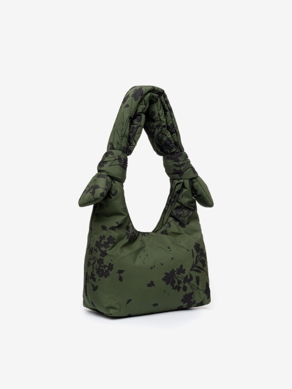 Bolsa Biwa Mini Floral Green