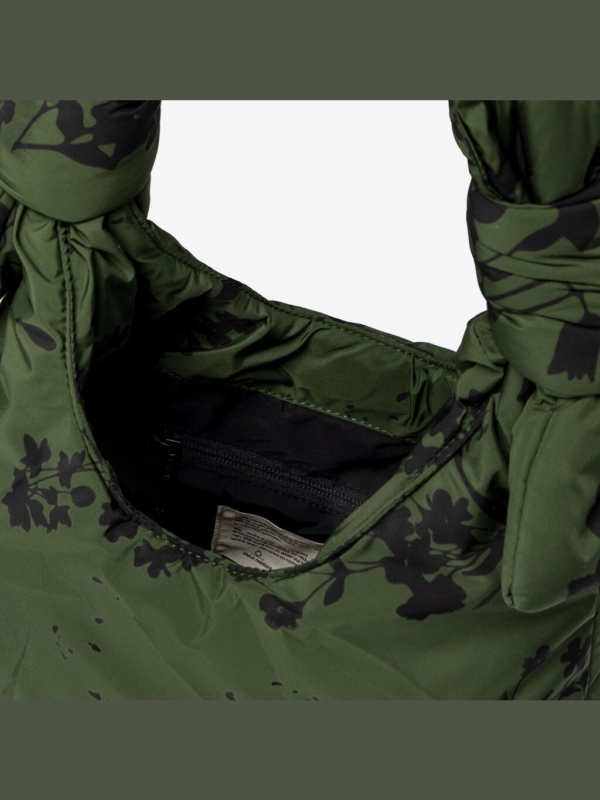 Bolsa Biwa Mini Floral Green