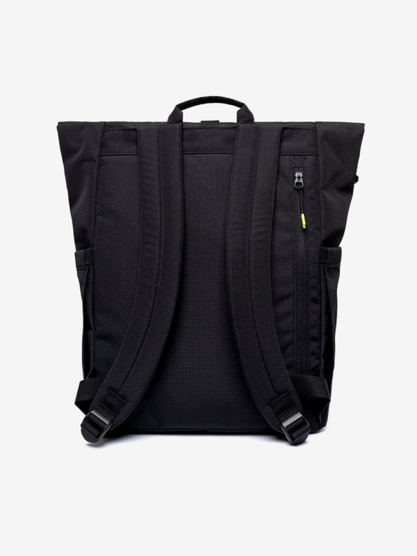 Mochila Lars Roll Black Lime Vandra