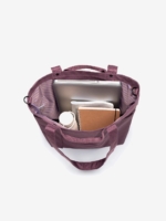 Bolso Raw Tote Maroon