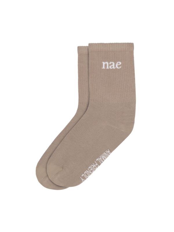 Calcetines beige de algodón orgánico