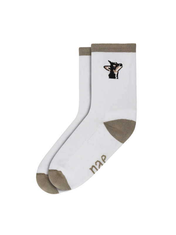 Doggie Calcetines Blancos