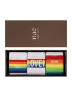 Pack3 Love is Love – Calcetines Pride de Algodón Orgánico