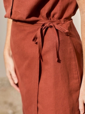 Falda Famara Rojo Rooibos