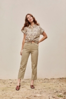 Pantalón Straight Finna Verde Seco