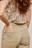 Pantalón Straight Finna Verde Seco