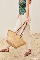 Pantalón Straight Finna Beige Natural