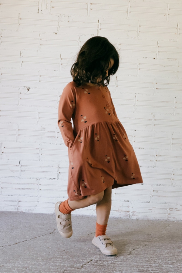 Vestido Galilea rojo marte crepúsculo