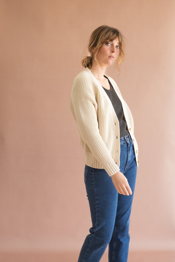 Pantalones Momfit Denim azul vintage