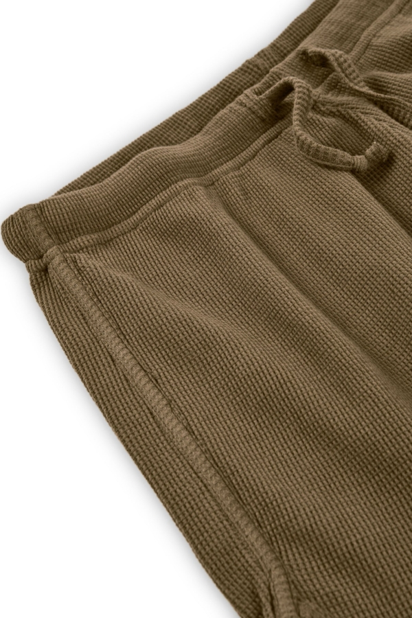 Pantalón corto Haiku Waffle en color marrón