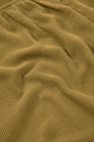 Haiku Waffle corto en color mostaza