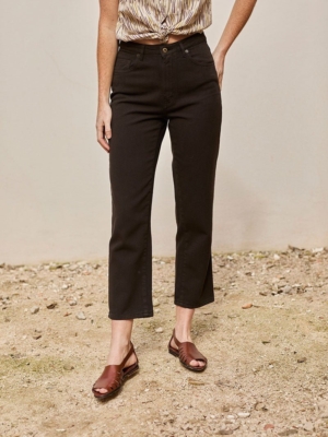 Pantalón Straight Juliet Negro Ónix