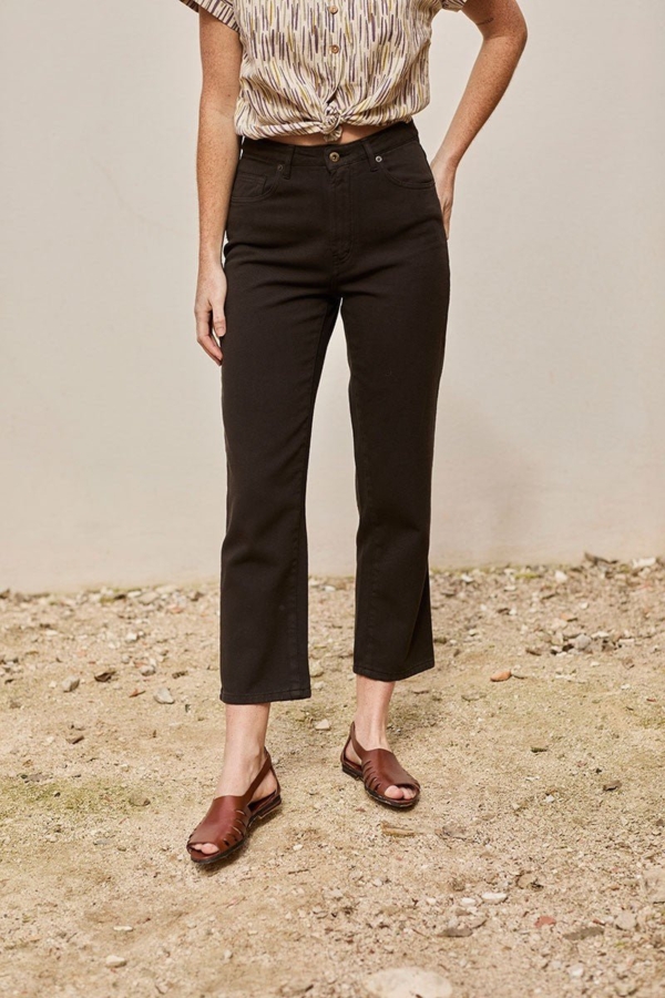 Pantalón Straight Juliet Negro Ónix