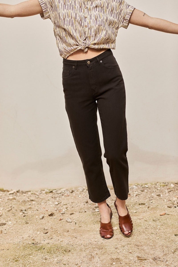 Pantalón Straight Juliet Negro Ónix