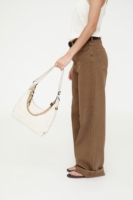 Bolso Bico Ecru Dots